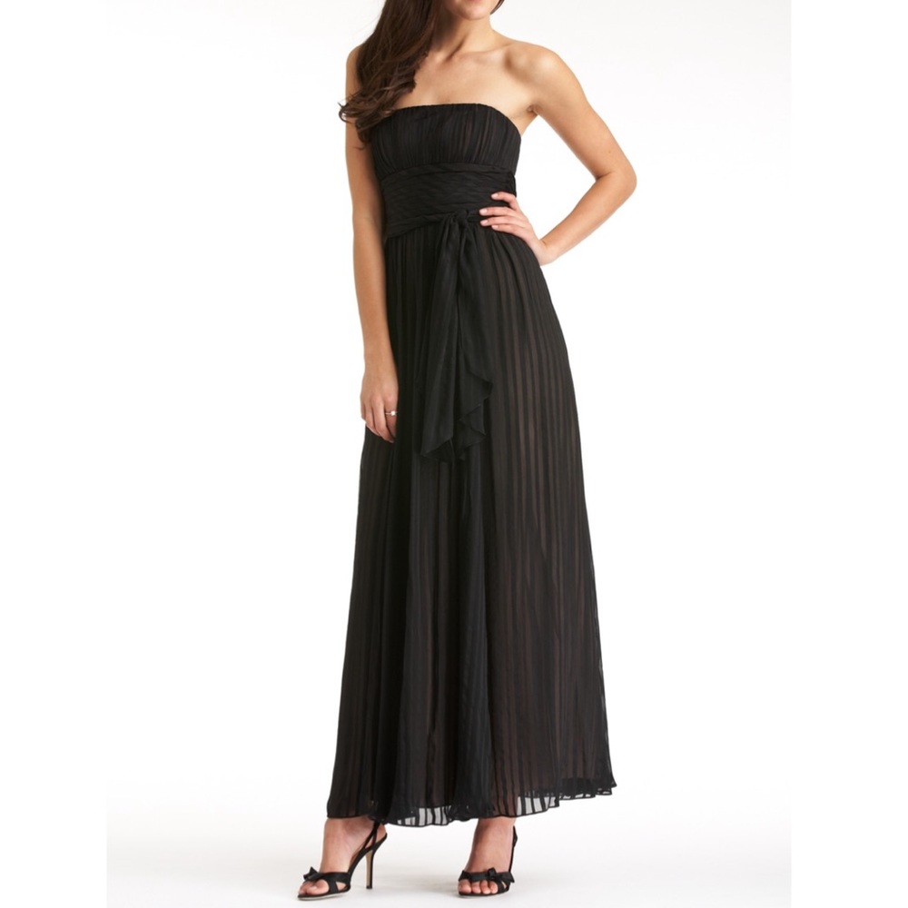 Long black gown